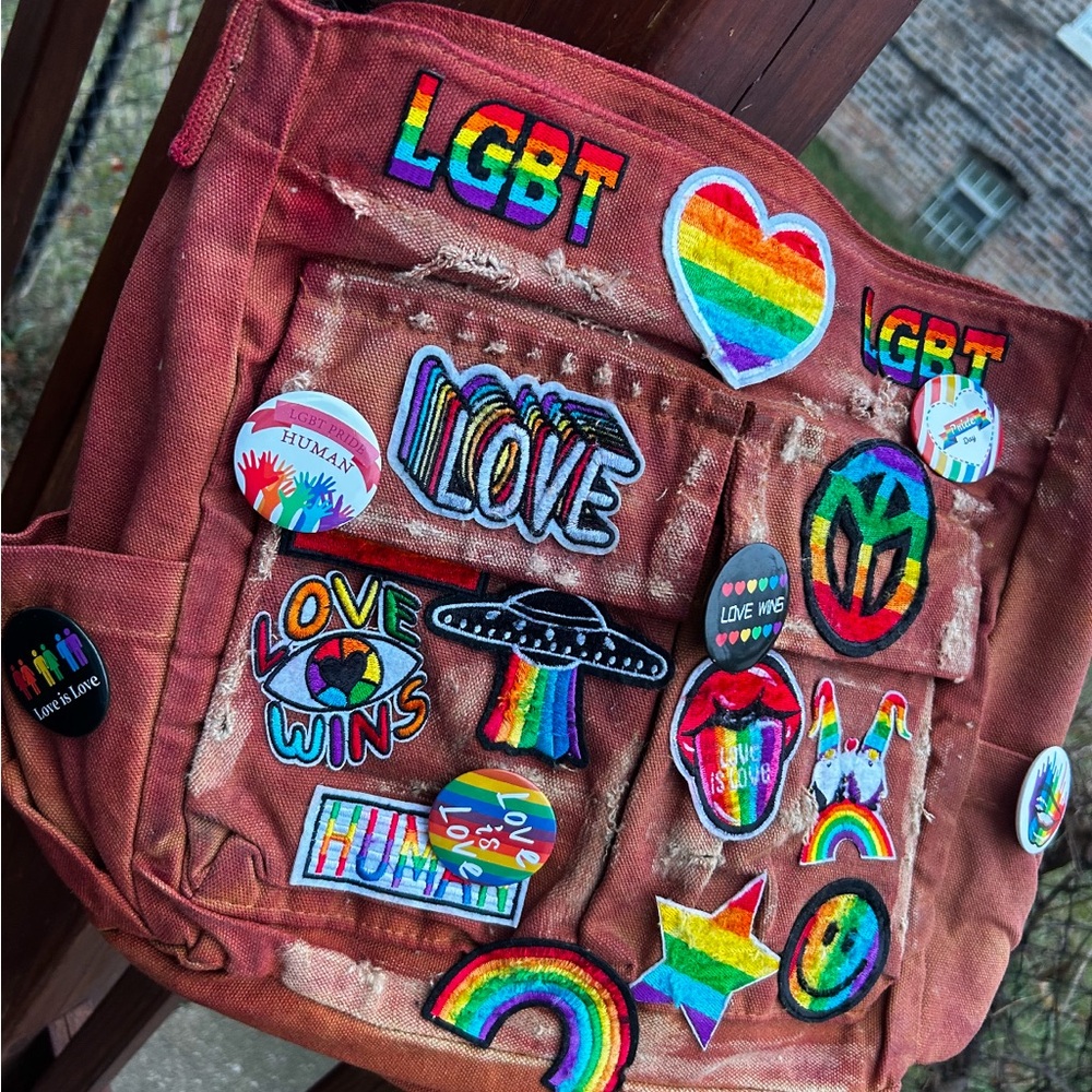 LGBT Pride Patch Crossbody Bag